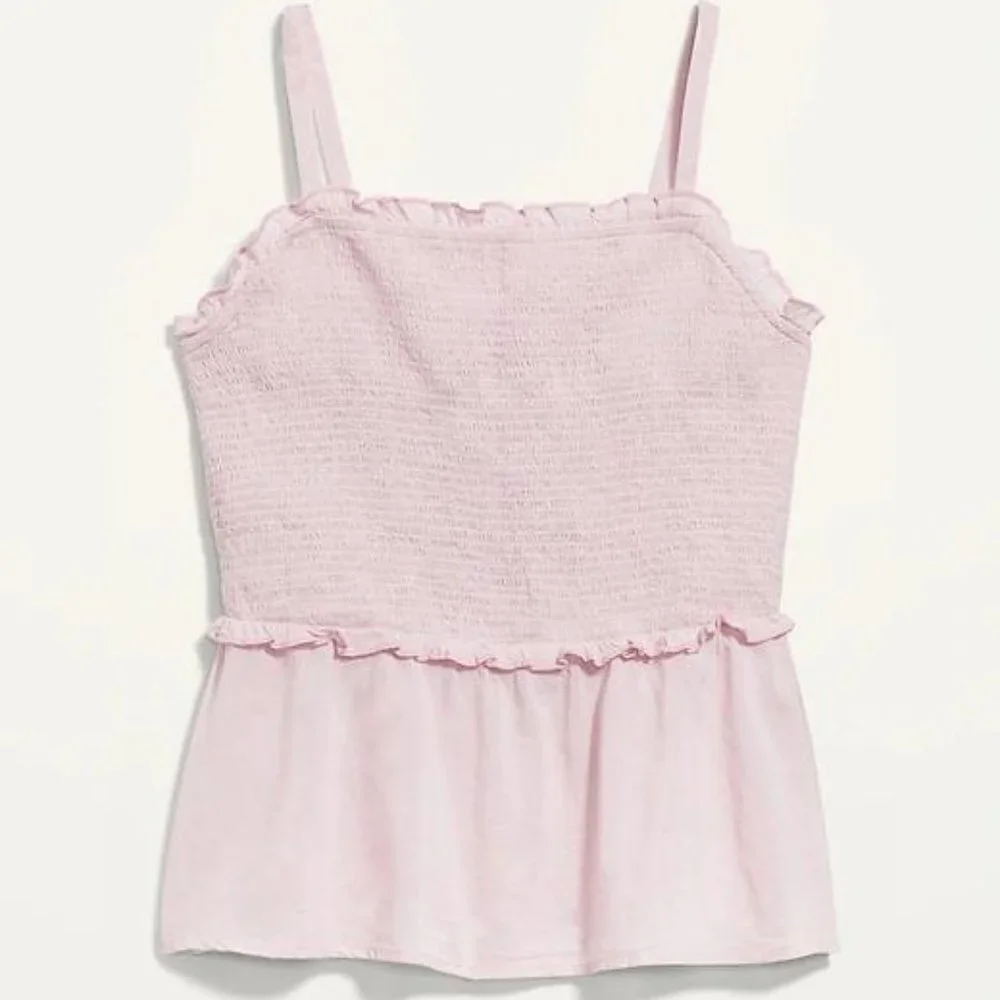 Old Navy Women's Ruffled Smocked Cami Top  New - Picture 3 of 4